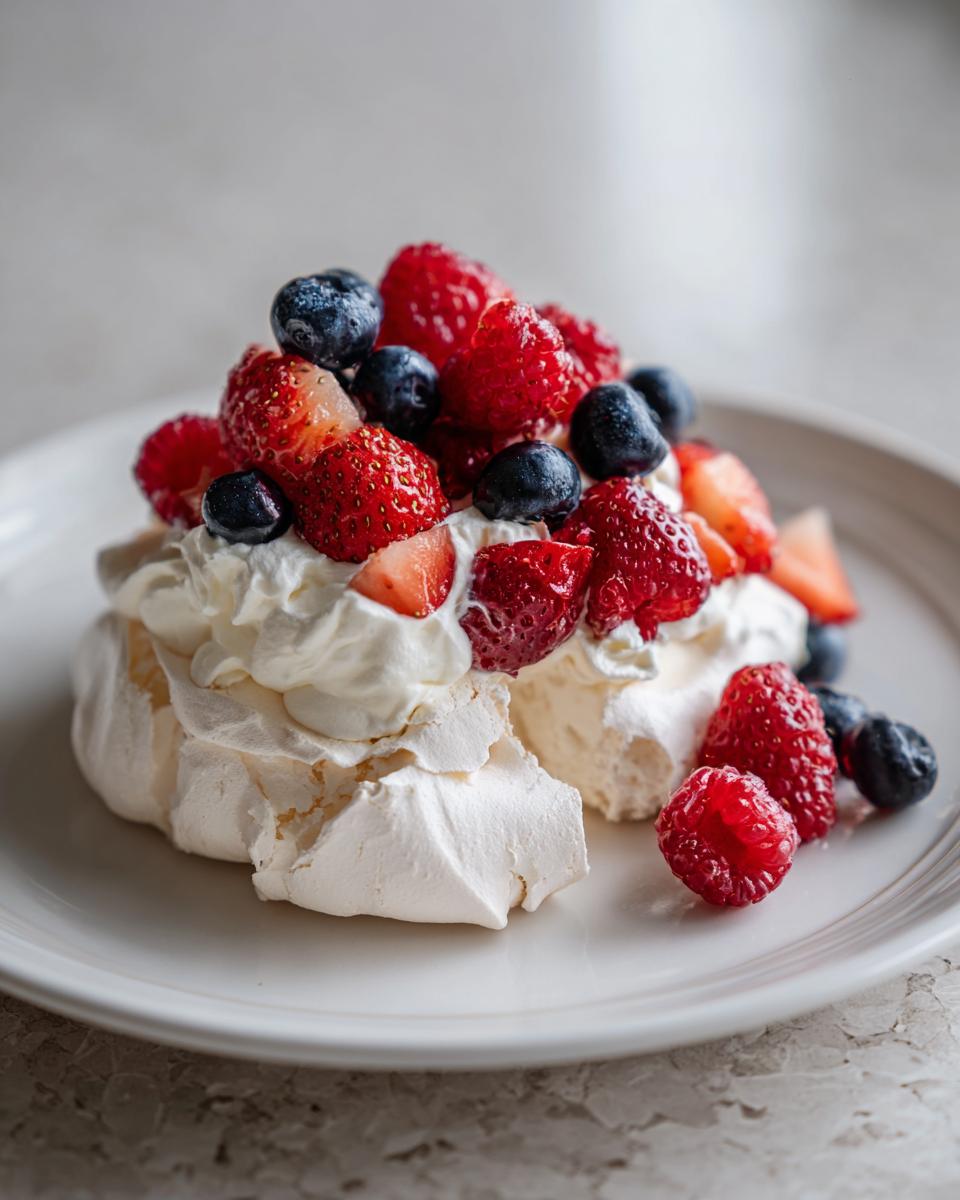 4th of July Berry Pavlova That Will Steal the Show 4 Fourth of July Berry Pavlova