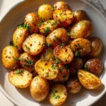 Garlic Butter Roasted Potatoes – Easy Side Dish