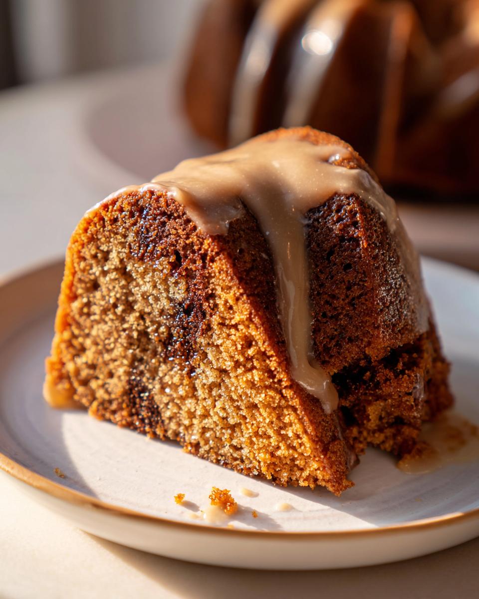 Irresistible Gingerbread Bundt Cake with Maple Glaze in 1 Hour 5 Gingerbread Bundt Cake with Maple Glaze - detail 1