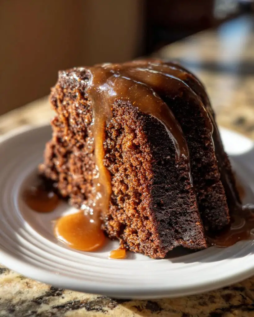 Gingerbread Bundt Cake with Maple Glaze