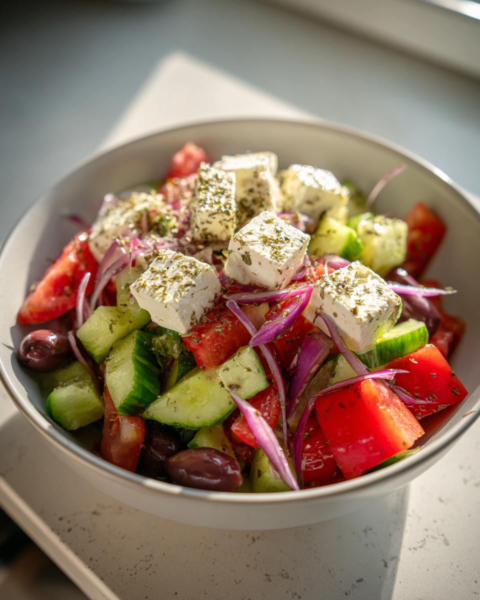 Greek Salad with Feta - detail 1