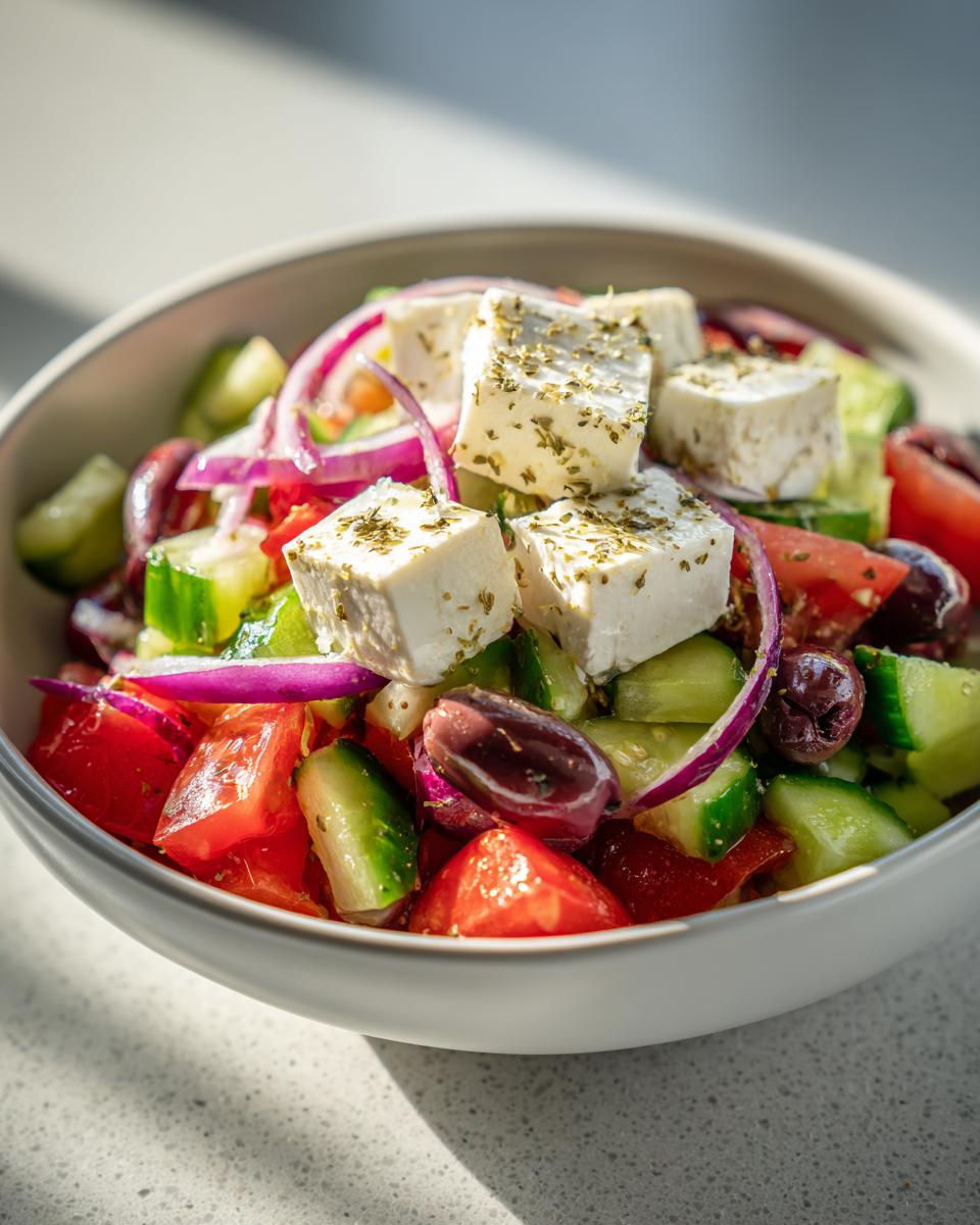 Greek Salad with Feta - detail 2