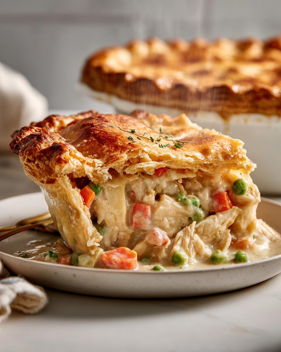 Homemade Chicken Pot Pie with Flaky Crust - detail 1