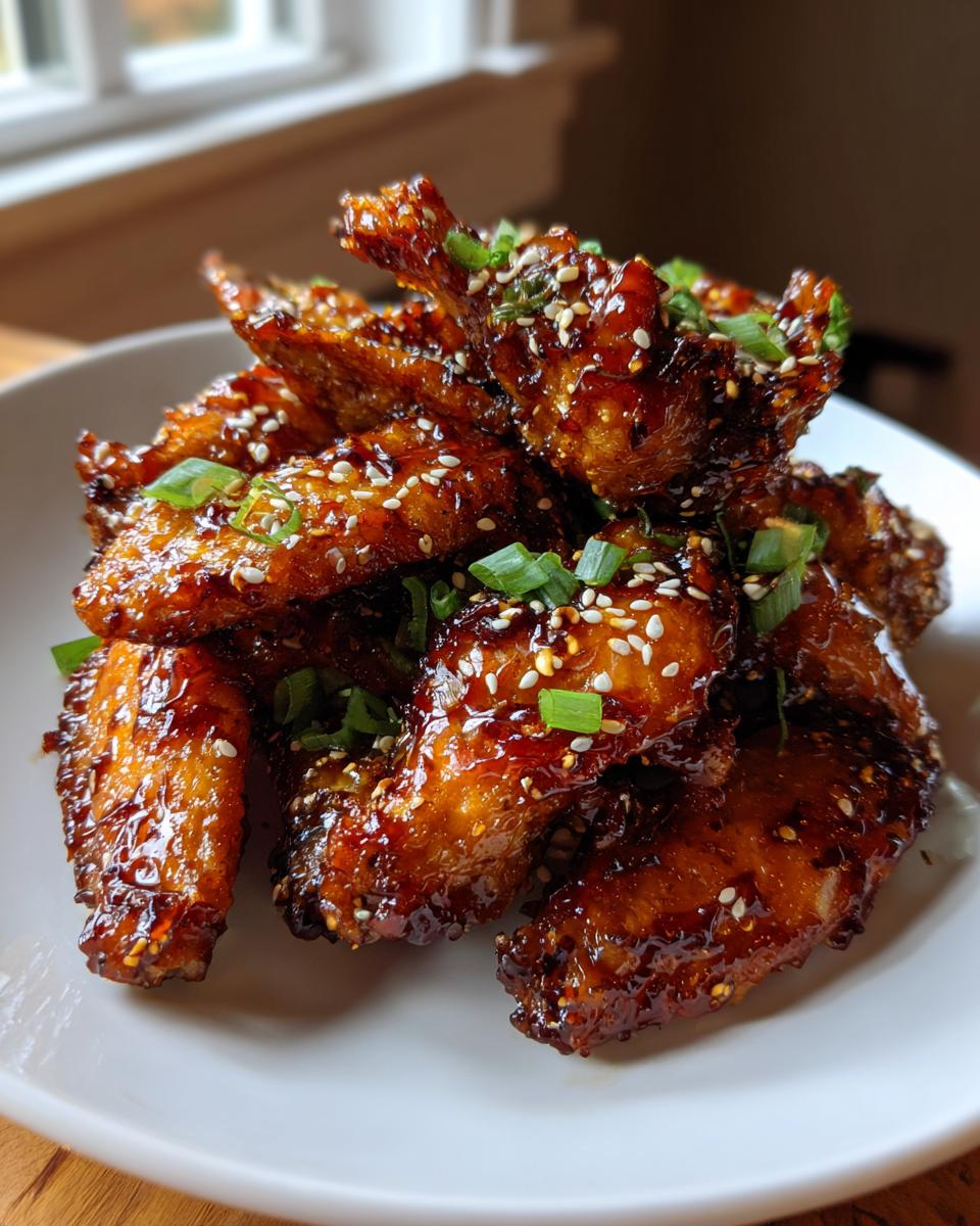 Honey Garlic Chicken Wings - detail 2