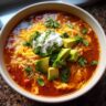 Instant Pot Chicken Enchilada Soup - Tasty