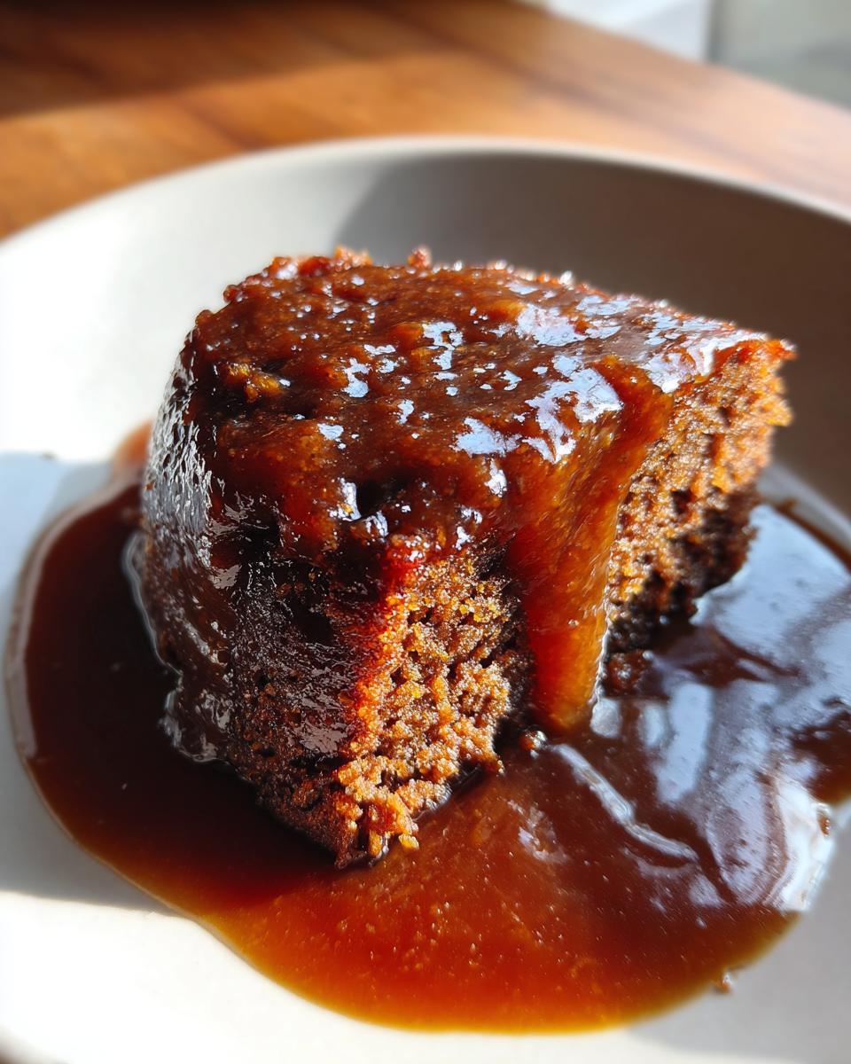 Moist Old-Fashioned Sticky Toffee Pudding with Warm Sauce in 5 Easy Steps 8 Old-Fashioned Sticky Toffee Pudding with Warm Sauce - detail 3