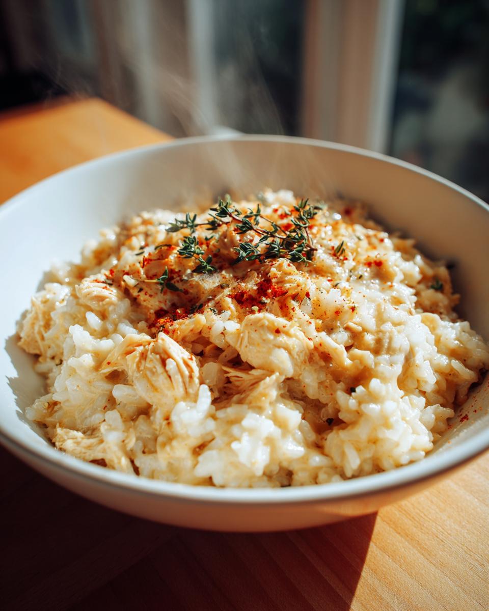 One-Pot Creamy Chicken and Rice