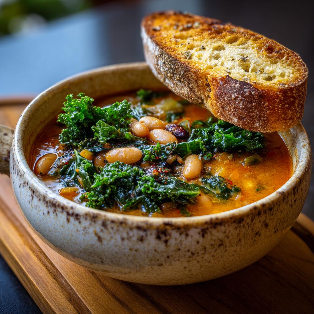 Amazing Halloumi Grilled Cheese Sandwich in 15 Minutes 1 One-Pot White Bean & Kale Soup - Tasty