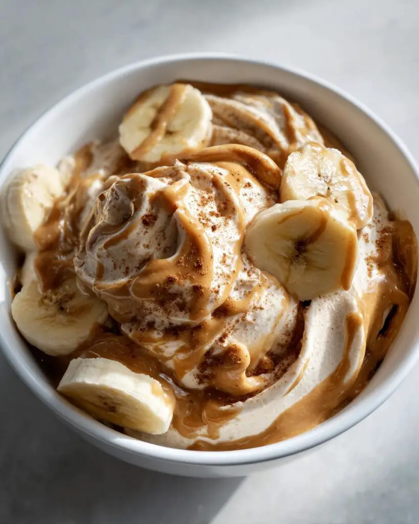 Peanut Butter Banana “Ice Cream”