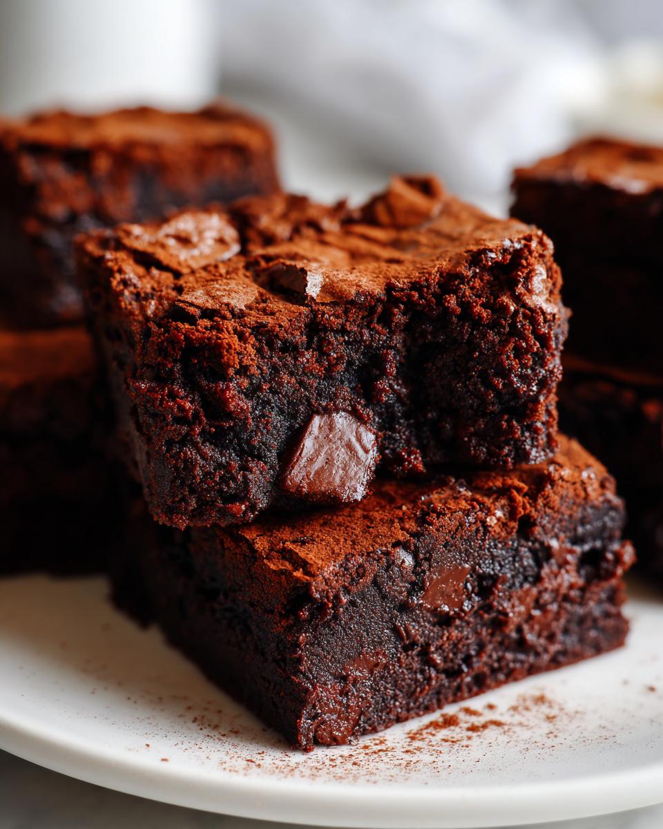 Peppermint Chocolate Fudge Brownies - detail 2
