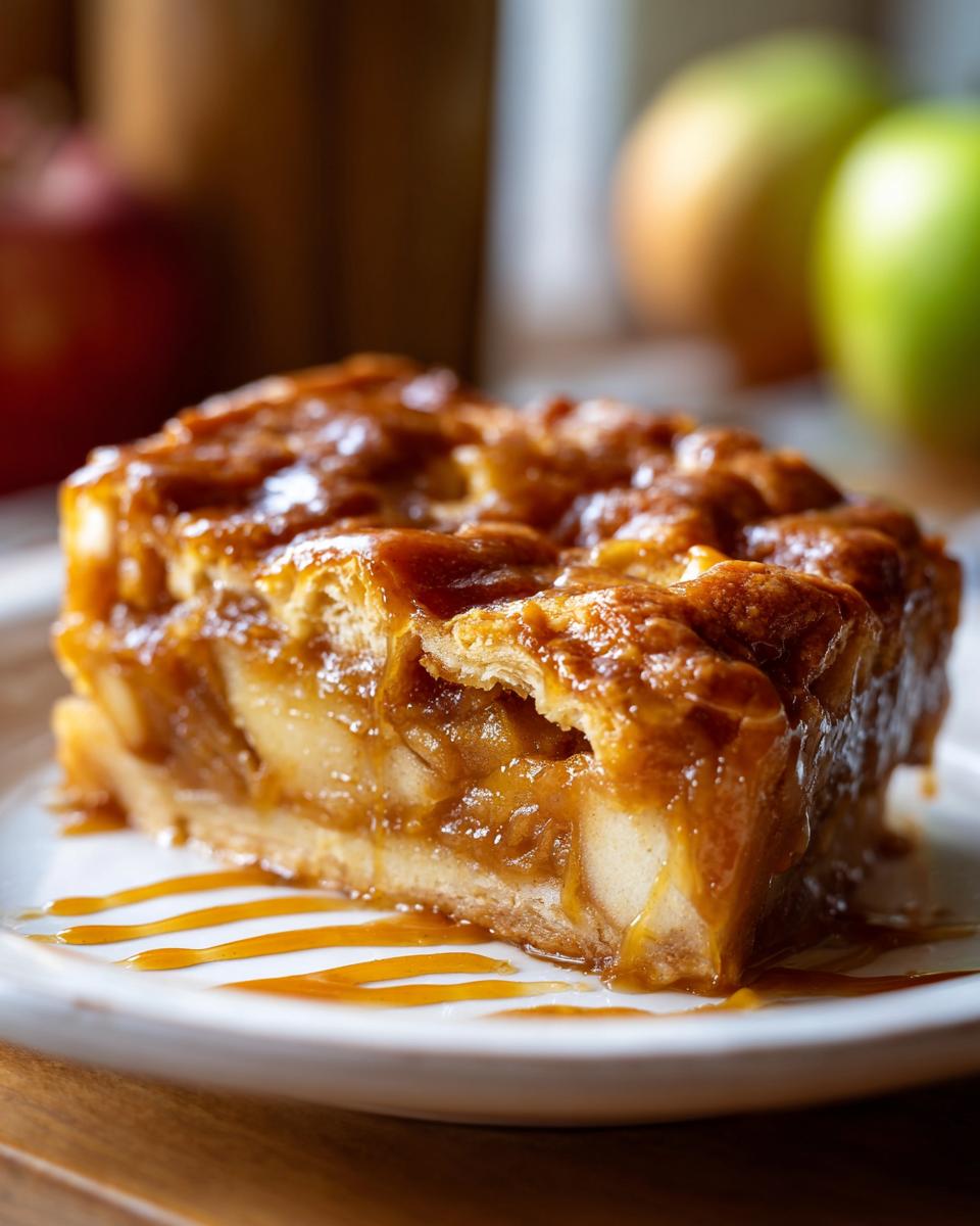 Salted Caramel Apple Pie Bars - detail 3