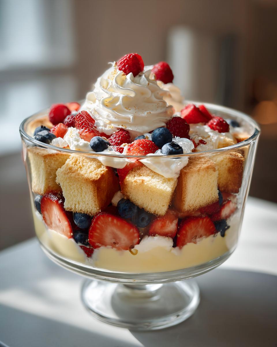 15-Minute Simple Trifle with Berries & Vanilla Cream Magic 7 Simple Trifle with Berries & Vanilla Cream - detail 2