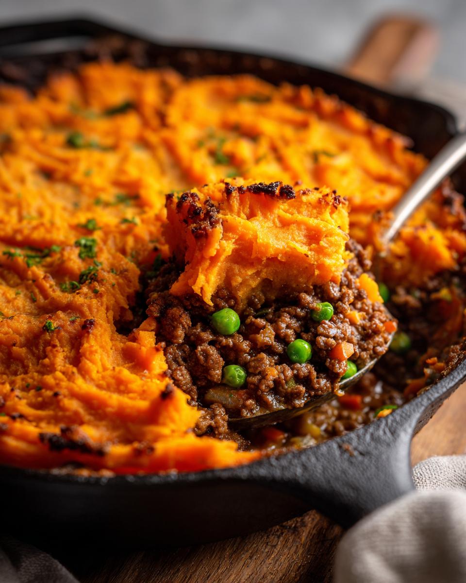 Skillet Cottage Pie with Sweet Potato Topping - detail 1