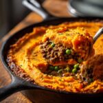 Skillet Cottage Pie with Sweet Potato Topping