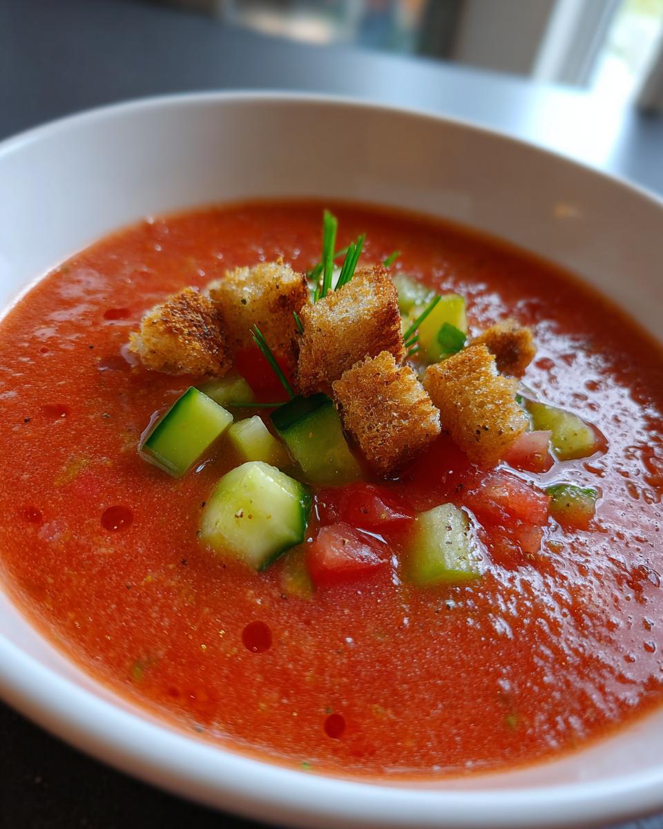 Refreshing Spanish Gazpacho Soup in Just 6 Easy Steps 6 Spanish Gazpacho Soup - detail 1