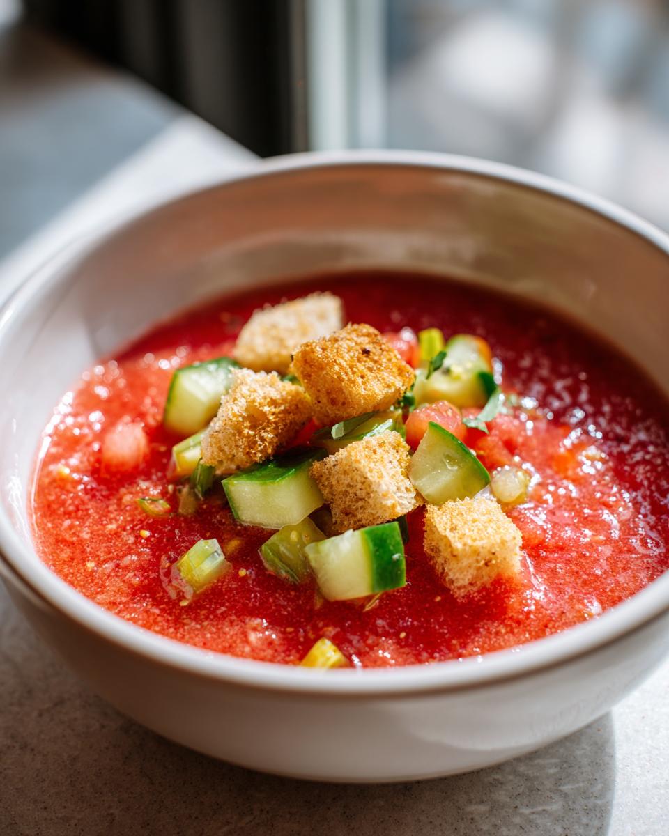 Refreshing Spanish Gazpacho Soup in Just 6 Easy Steps 7 Spanish Gazpacho Soup - detail 2