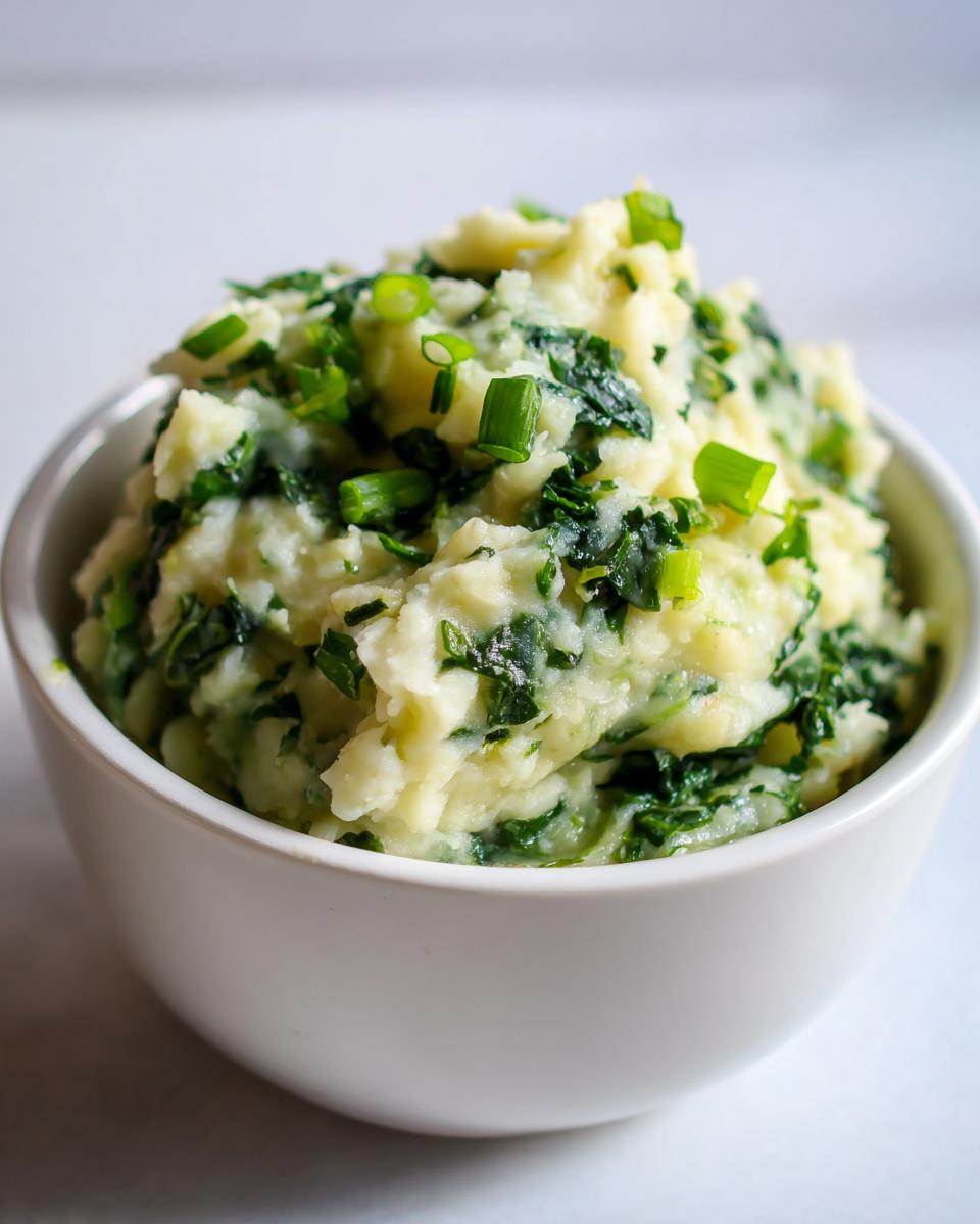 St. Patrick’s Day Kale & Potato Colcannon - detail 1