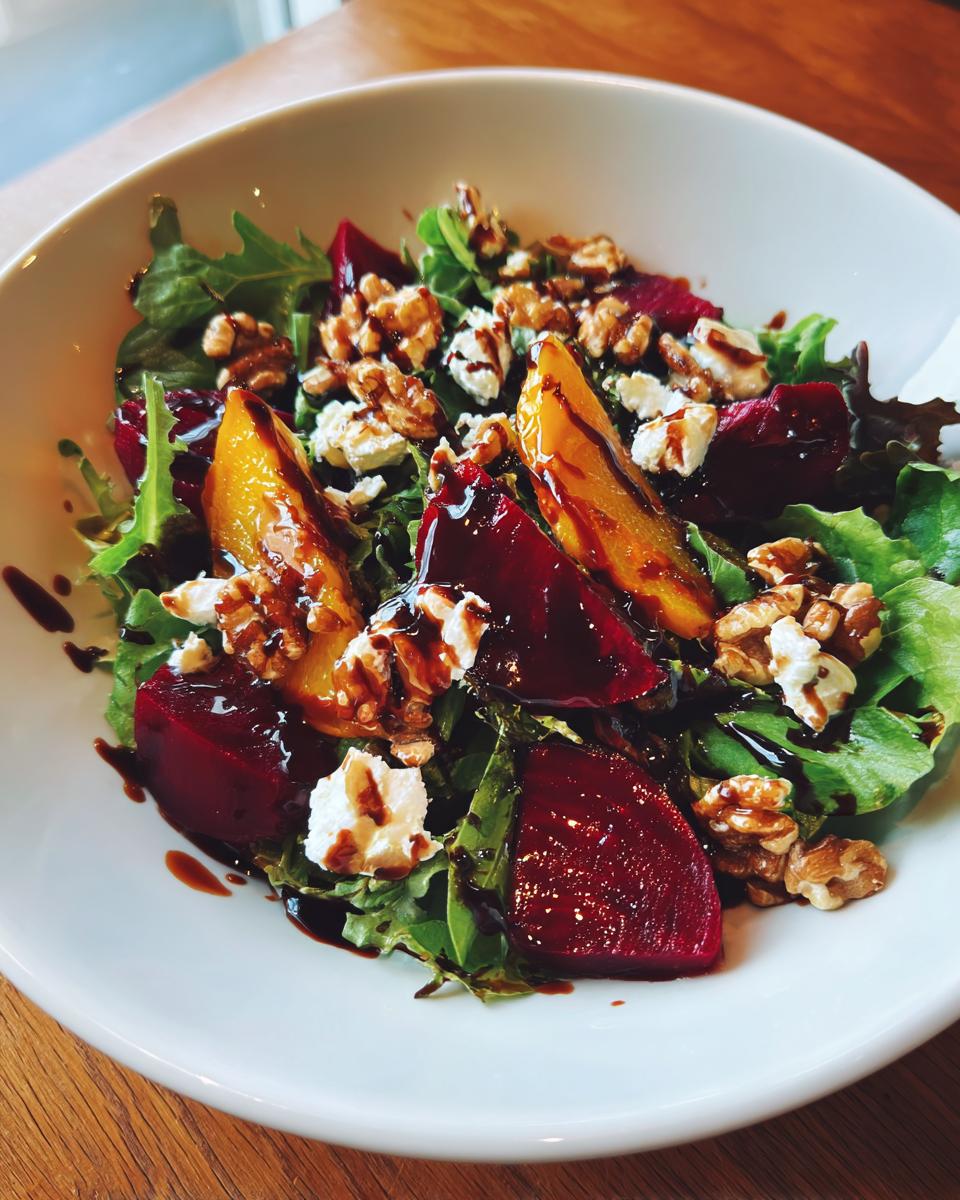 Valentine’s Beet & Goat Cheese Salad - detail 1