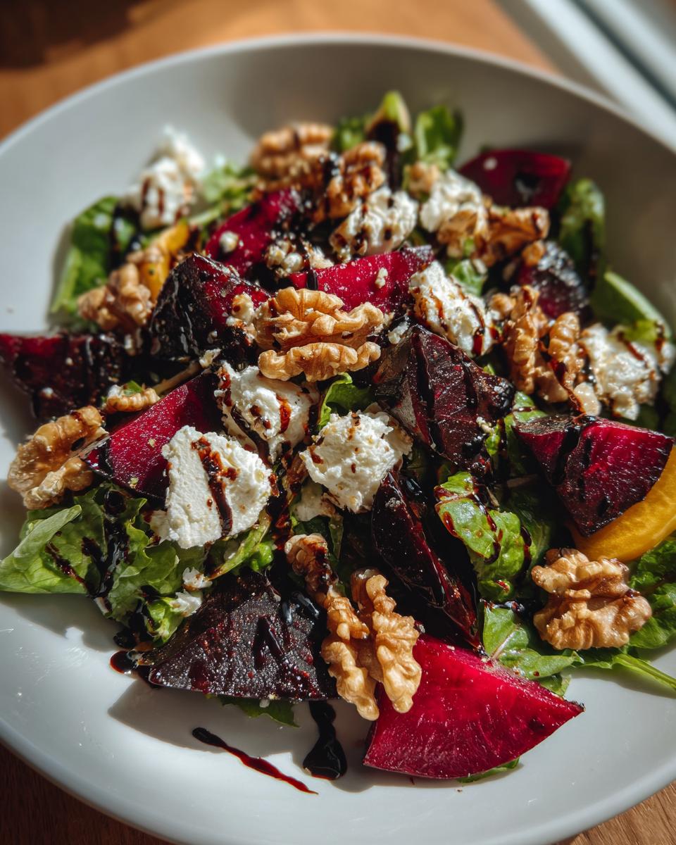 Valentine’s Beet & Goat Cheese Salad - detail 2