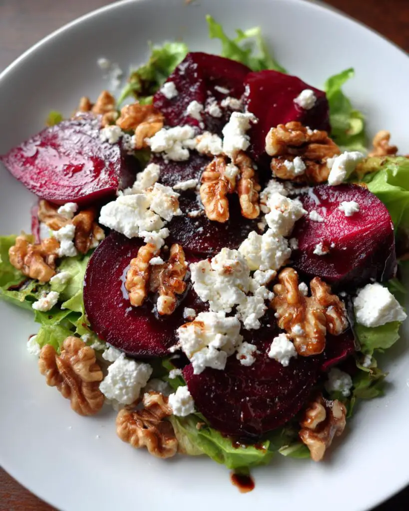 Valentine’s Beet & Goat Cheese Salad