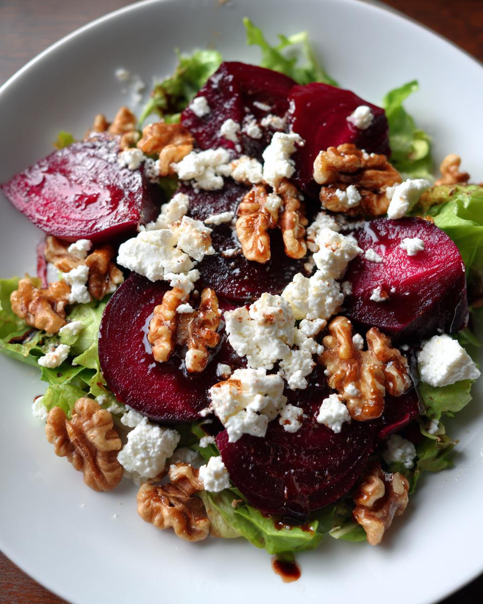Valentine’s Beet & Goat Cheese Salad