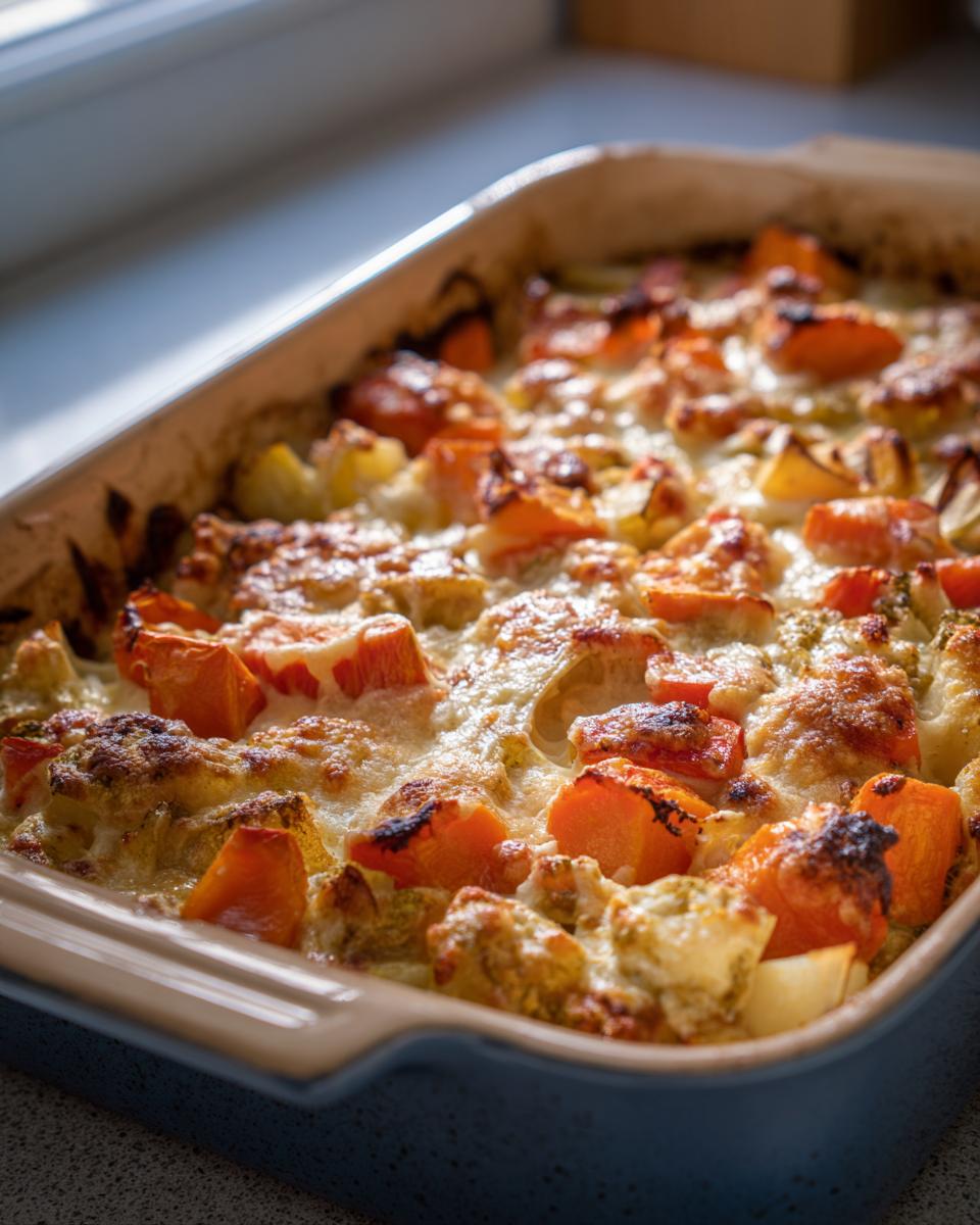 Ultimate Winter Veggie Casserole with Cheesy Topping - Comfort in 45 Minutes 6 Winter Veggie Casserole with Cheesy Topping - detail 1
