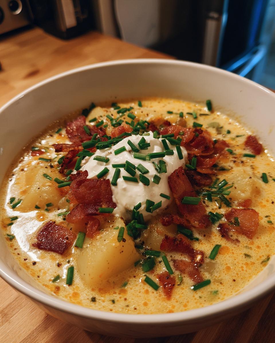 Creamy Loaded Potato Soup: 1 Recipe, Pure Bliss 1 Creamy Loaded Potato Soup Better Than Panera other4 1