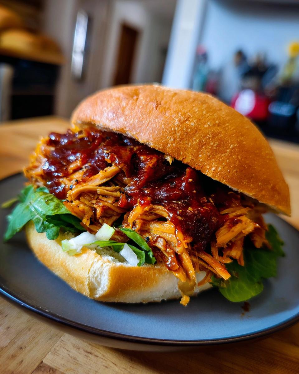 bbq pulled pork sandwich 1 1