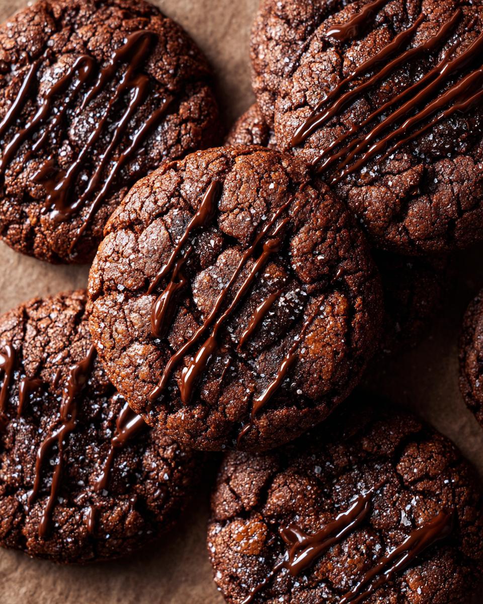 best chocolate sugar cookies close up