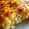 cheesy hash brown casserole close up 1