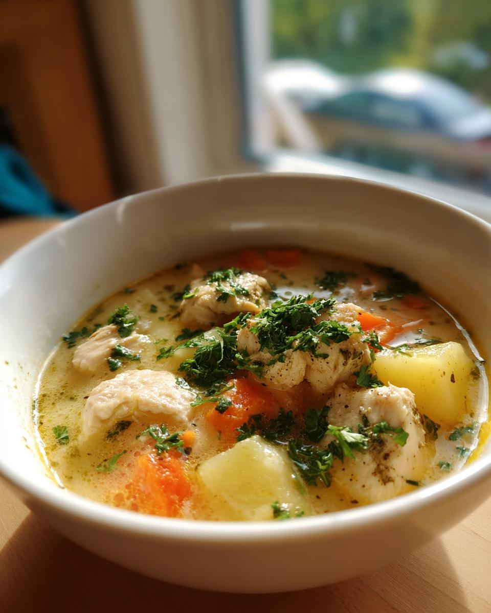 chicken potato soup bowl 1