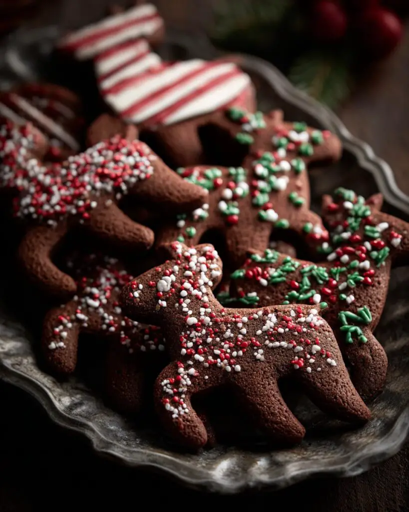 christmas cookies reindeer sprinkles 1