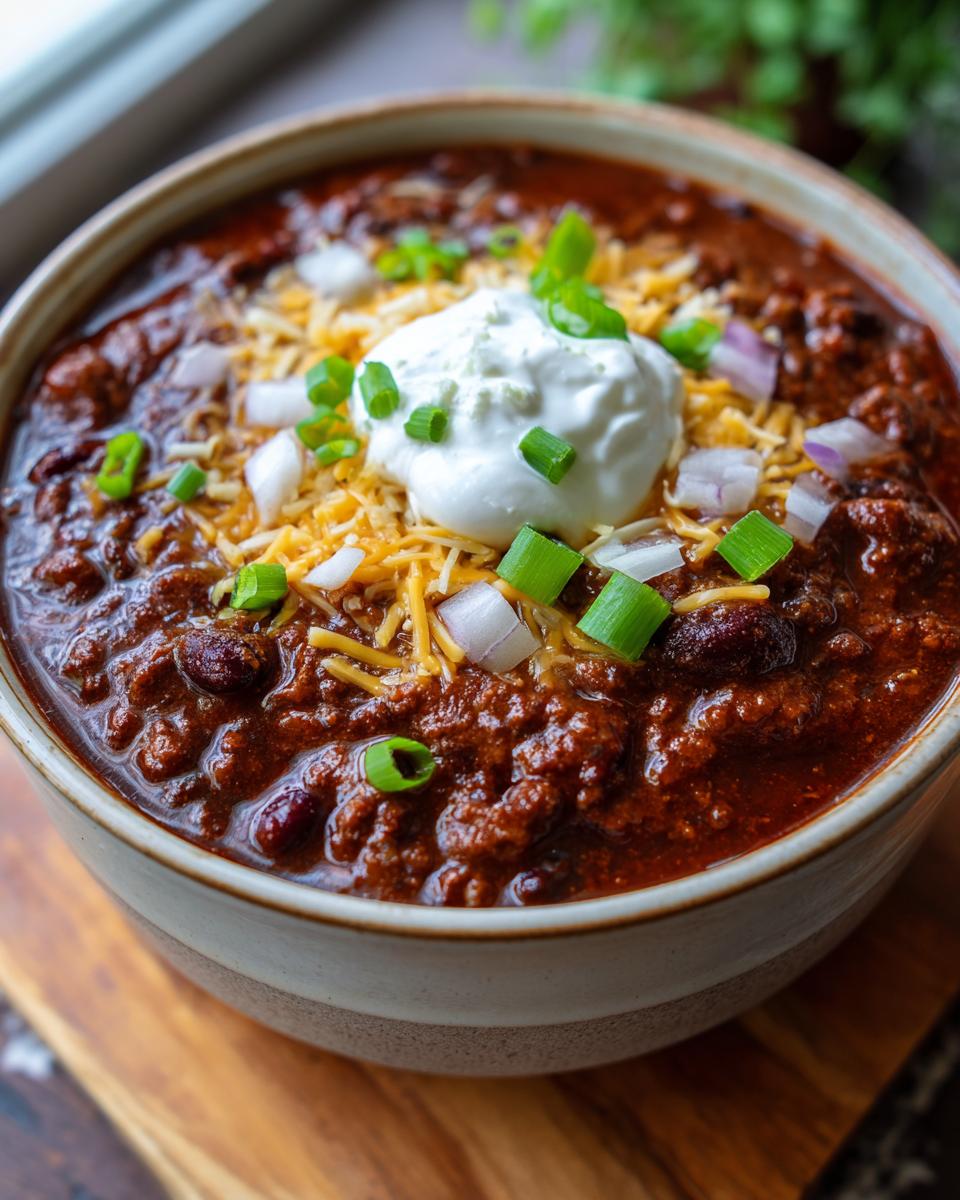 easy chili recipe bowl 3 1