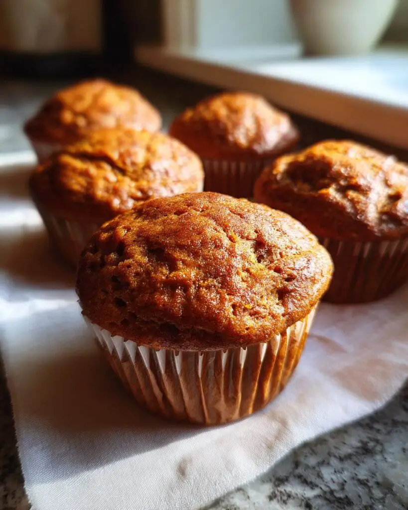 easy pumpkin spice muffins baked 1
