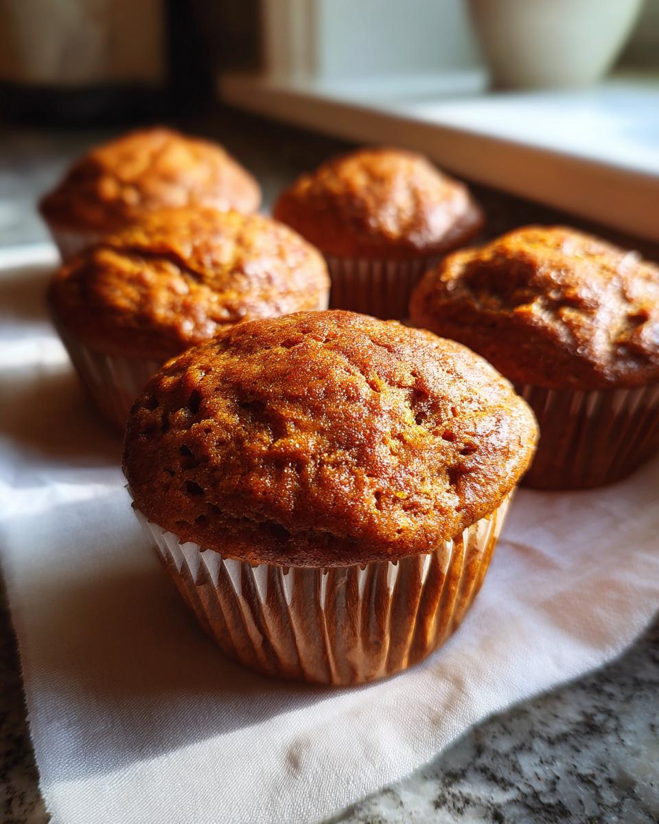 easy pumpkin spice muffins baked 1
