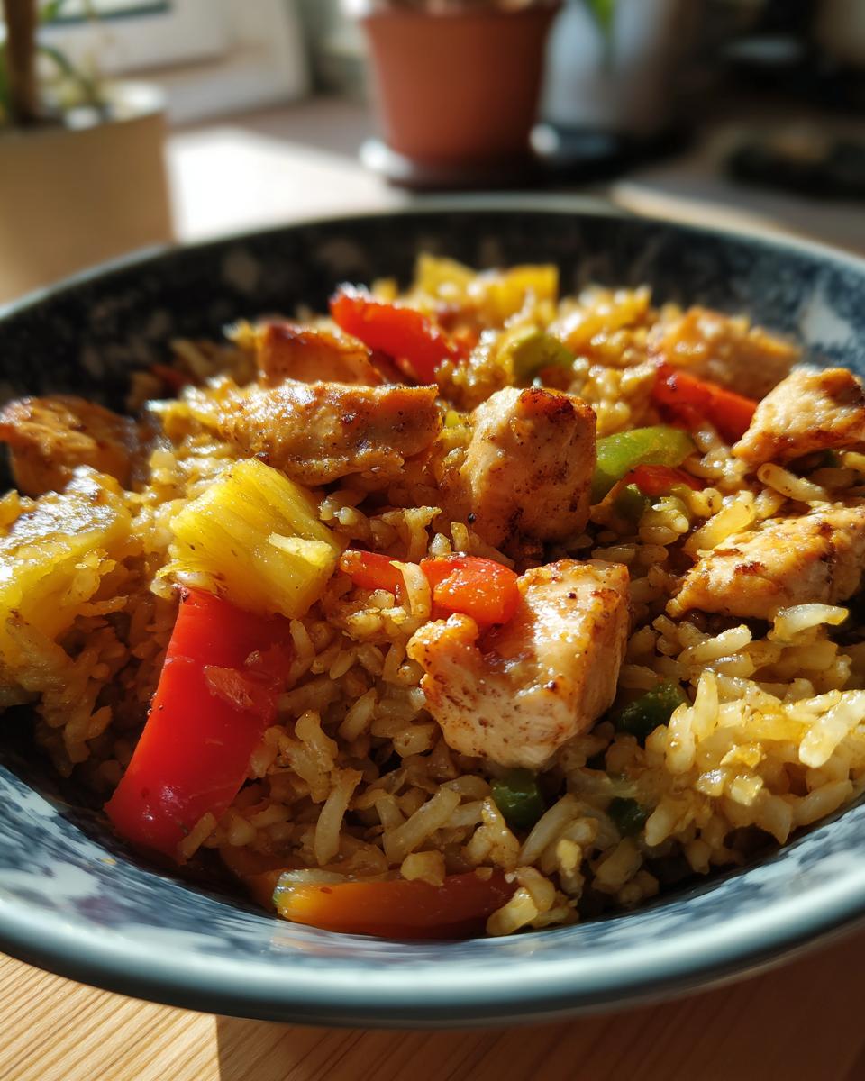 easy weeknight pineapple chicken rice meal 1 1 1