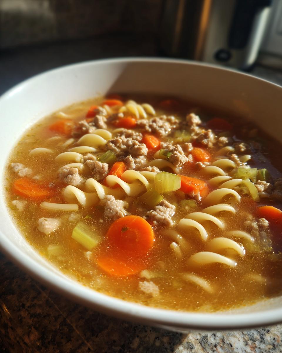 ground turkey soup bowl 5