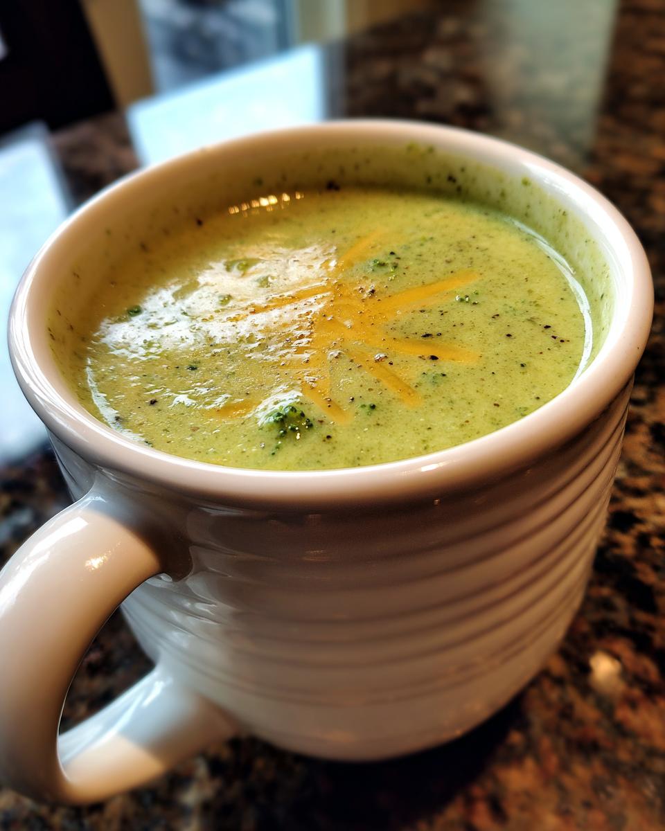 Amazing Keto Broccoli Cheese Soup: 1 Hug 1 keto broccoli cheese soup mug 1