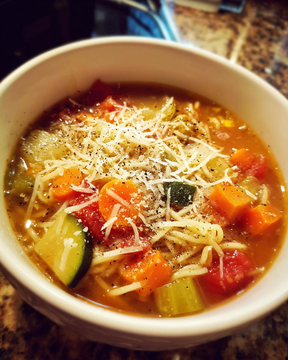 olive garden vegetable soup bowl 1