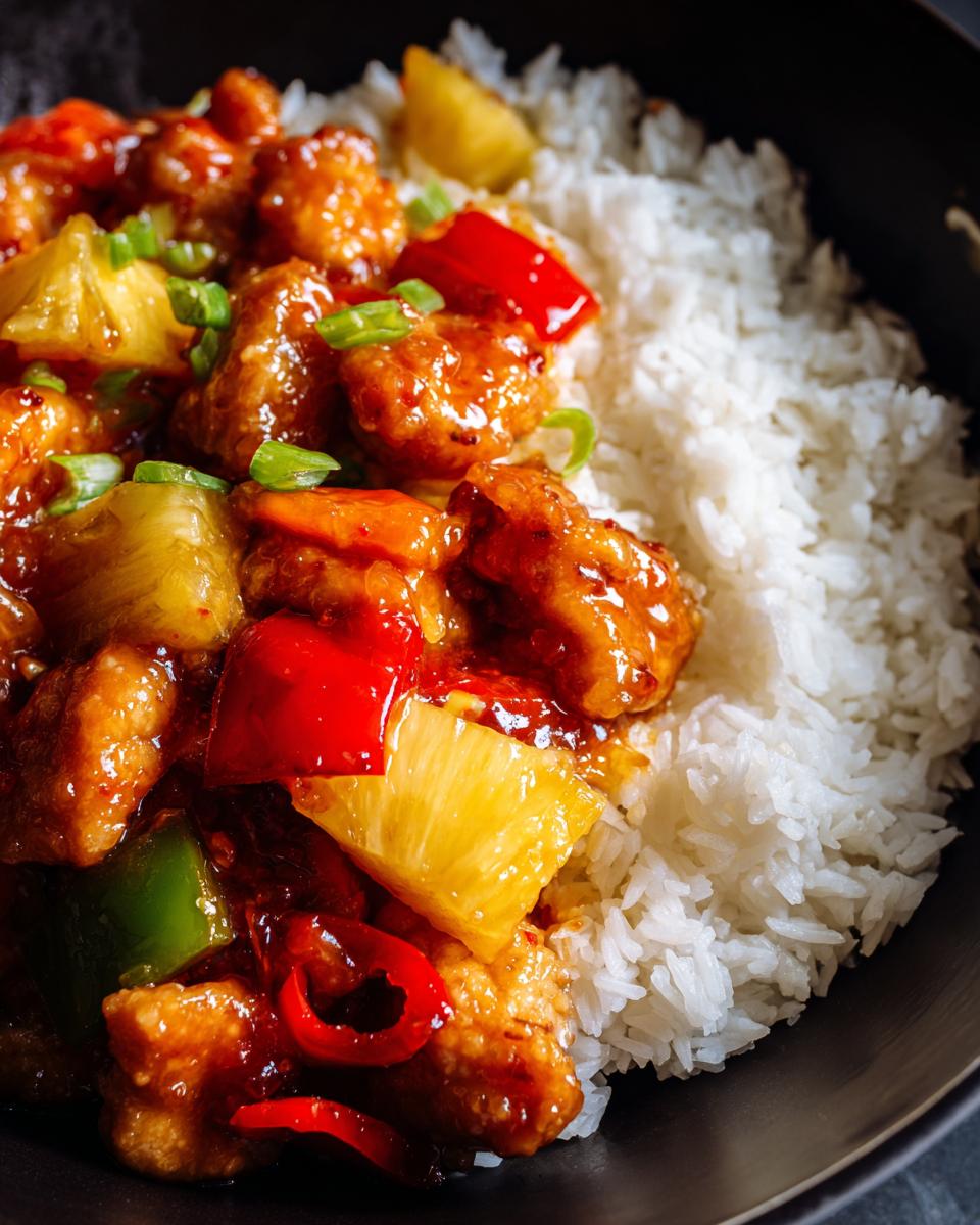 pineapple chicken rice dish 1 1