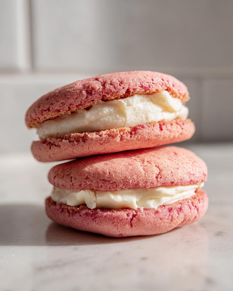 Perfect Pink Velvet Cookie Recipe: 10 Amazing Bites 1 pink velvet cookies stacked