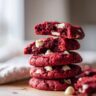 red velvet cookies stack 2