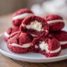 red velvet thumbprint cookies cream cheese 2