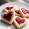 strawberry kiss cookies heart shaped 2