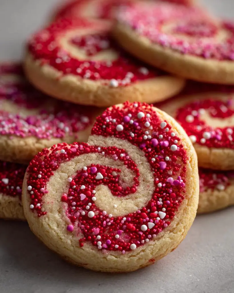 swirl cookies valentines day sprinkles 1