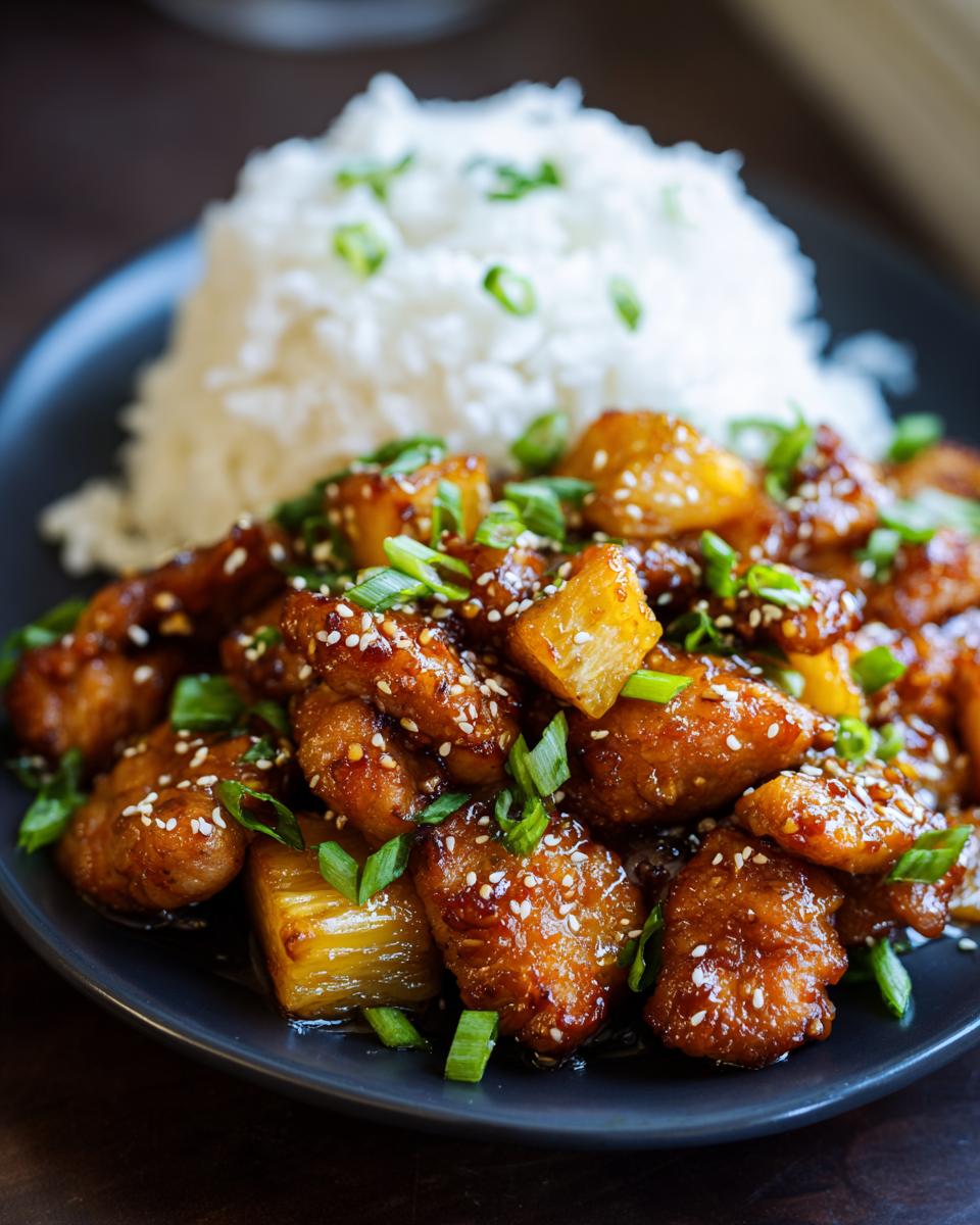 teriyaki pineapple chicken bowl 1 1