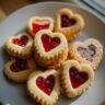 valentine strawberry cookies plate 3