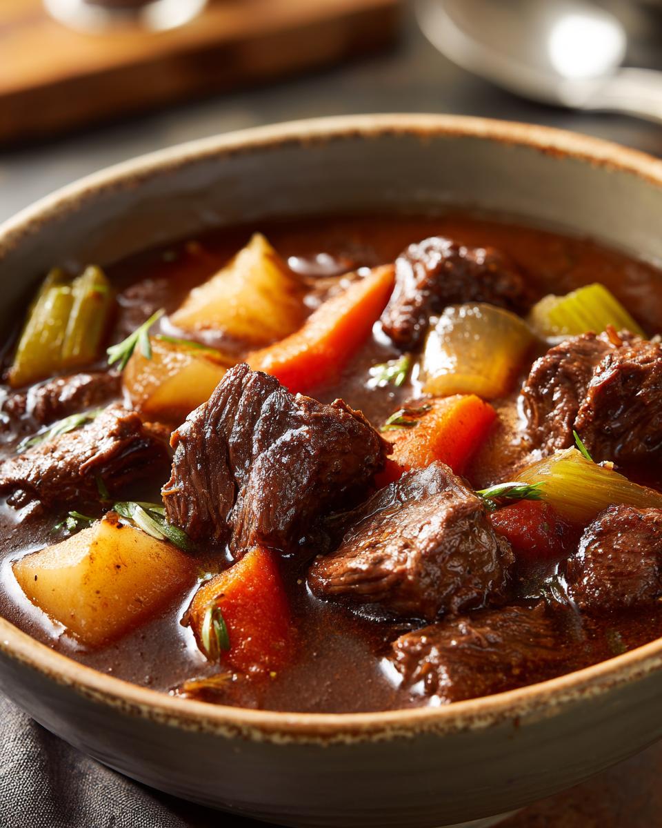Hearty Venison Stew: 1 Amazing Comfort Meal 1 venison stew bowl close up 2