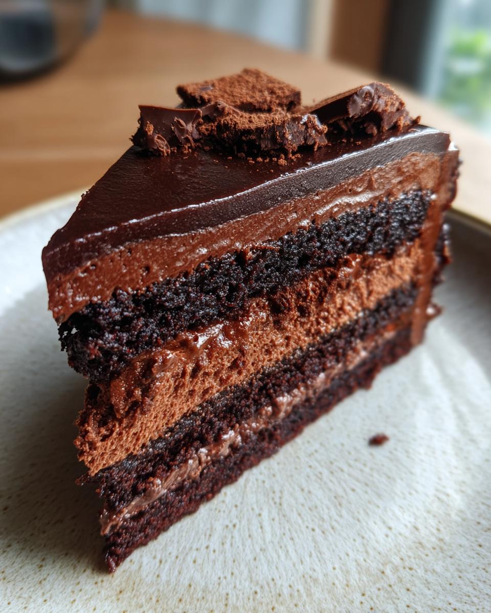 Chocolate Praline Cake: 1 Recipe to LOVE! 1 chocolate praline cake slice 3