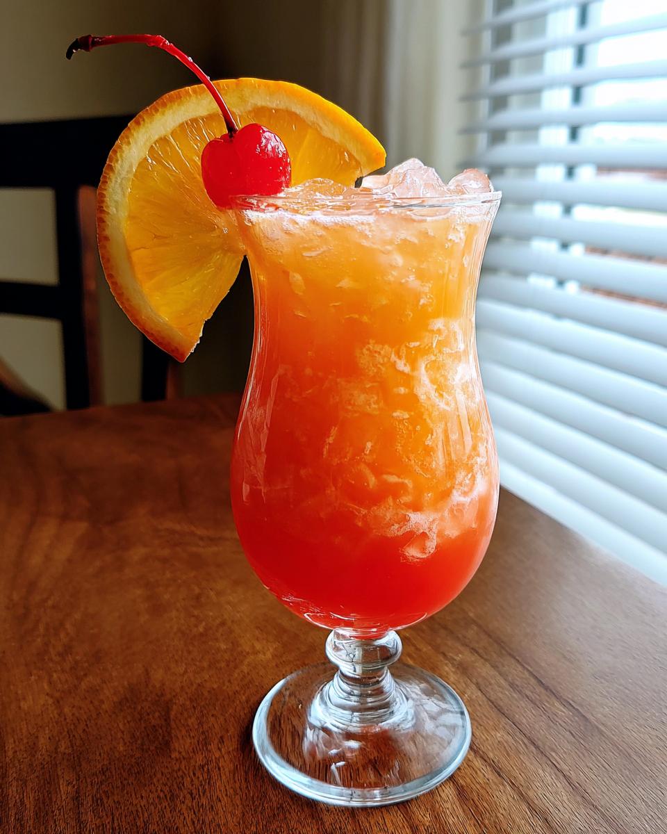 hurricane cocktail orange cherry 1